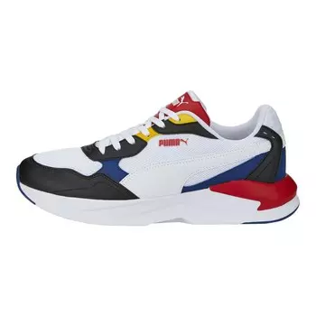 Кроссовки Puma X, white white black blazing blue high risk red