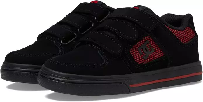 Кроссовки Pure V DC, цвет Black/Black/Red