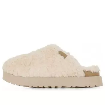 Кроссовки пушистый сахар слайд Ugg, бежевый