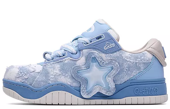 Кроссовки Q-AND Skateboarding Shoes Unisex Low-top, зеленый