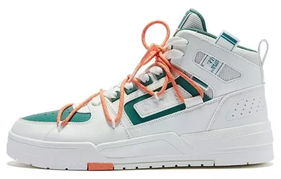 Кроссовки QIAODAN Inheritance 1.0 Skateboarding Shoes Men High-top Green, зеленый