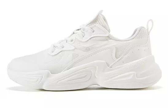 Кроссовки QIAODAN Lifestyle Shoes Women's Low-top White, слоновая кость