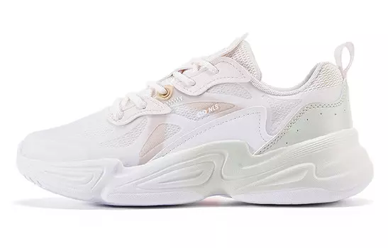 Кроссовки QIAODAN Lifestyle Shoes Women's Low-top Hydrogen Pink/ White, розовый