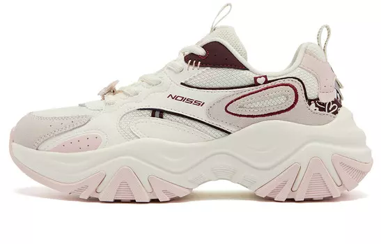 Кроссовки QIAODAN Lifestyle Shoes Women's Low-top White/Red, белый/красный