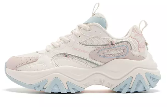 Кроссовки QIAODAN Lifestyle Shoes Women's Low-top White/Blue, белый/синий