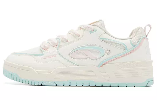 Кроссовки QIAODAN Qi Cheng 4.0 Skateboarding Shoes Women's Low-top Ivory Frost Powder, слоновая кость