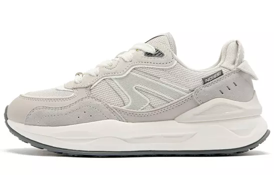 Кроссовки QIAODAN Revival 3.0 Lifestyle Shoes Women's Low-top Crescent-colored Cloud Gray, цвет Crescent-colored cloud gray