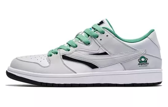 Кроссовки Qiaodan, серые/зеленые