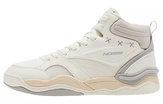 Кроссовки QIAODAN Skateboarding Shoes Men High-top, белый