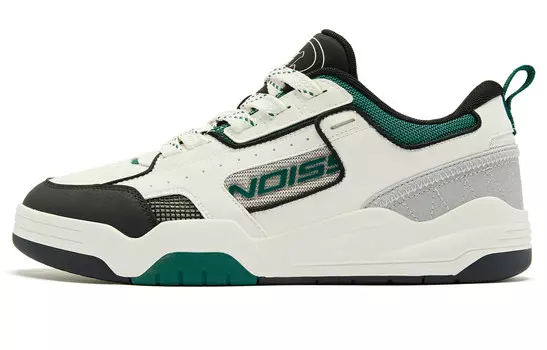 Кроссовки QIAODAN Skateboarding Shoes Men Low-top, цвет Ivory sativa green