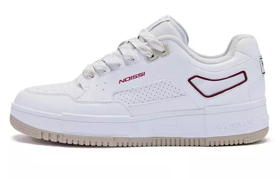 Кроссовки QIAODAN Skateboarding Shoes Men Low-top, белый