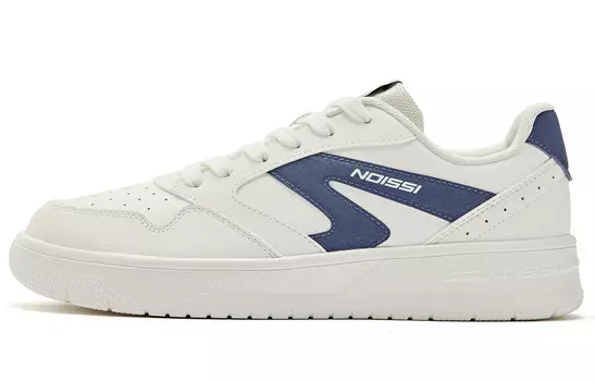 Кроссовки QIAODAN Skateboarding Shoes Men Low-top Ivory Sea Fog Blue, слоновая кость