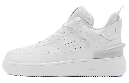 Кроссовки QIAODAN Skateboarding Shoes Men Low-top White, белый