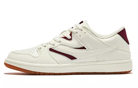 Кроссовки QIAODAN Skateboarding Shoes Women's Low-top Ivory, слоновая кость