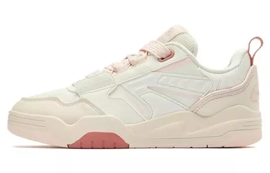 Кроссовки QIAODAN Skateboarding Shoes Women's Low-top White, розовый