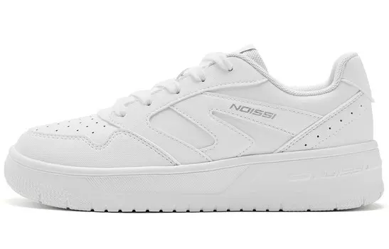 Кроссовки QIAODAN Skateboarding Shoes Women's Low-top White, белый