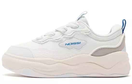 Кроссовки QIAODAN Skateboarding Shoes Women's Low-top White/Blue, белый/синий