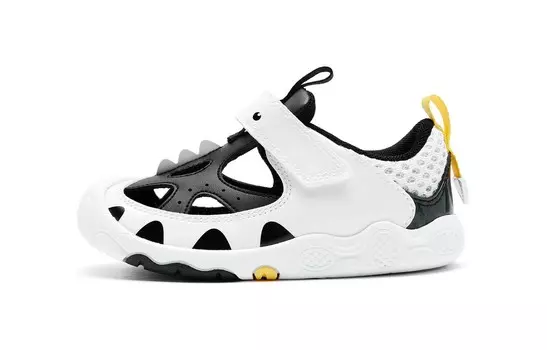 Кроссовки QIAODAN Toddler Shoes TD Low-top Black/White, черный/белый