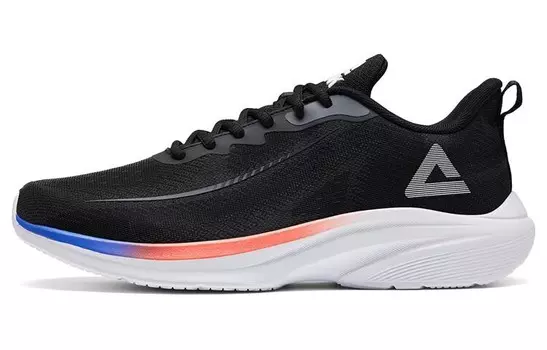 Кроссовки Qingyi для бега мужские с низким верхом, черные/синие/красные Peak