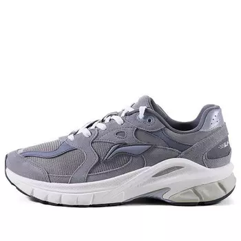 Кроссовки яростный наездник бегун Li-Ning, серый