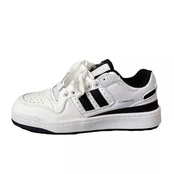 Кроссовки Quantity LIANGHUO Skateboarding Shoes Unisex Low-top, белый/черный