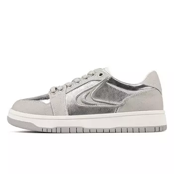 Кроссовки Quantity LIANGHUO Skateboarding Shoes Women's Low-top Silver, серебряный