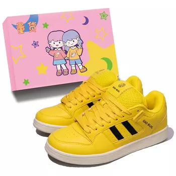Кроссовки Quantity LIANGHUO Skateboarding Shoes Women's Low-top Yellow, цвет Electric mother yellow