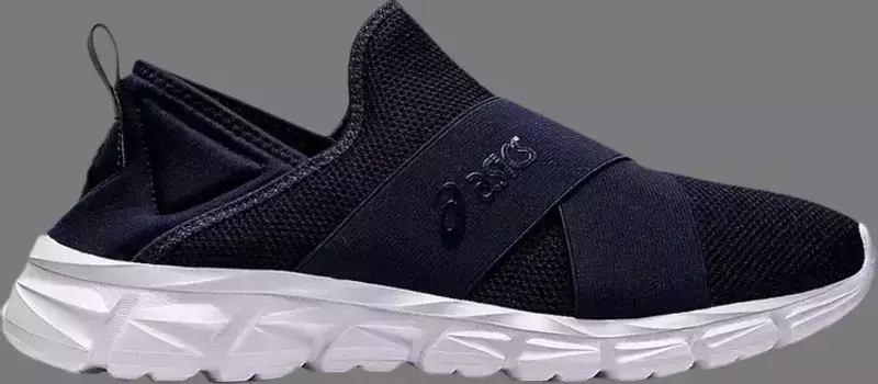 Кроссовки quantum lyte slip-on 'midnight' Asics, синий