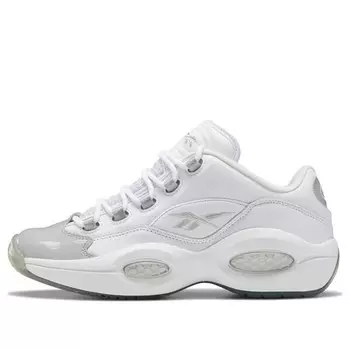 Кроссовки question low 'white grey' Reebok, белый