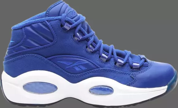 Кроссовки question mid 'canvas' Reebok, синий