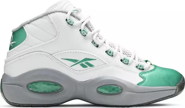 Кроссовки question mid 'philadelphia eagles' Reebok, белый