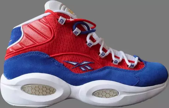 Кроссовки question mid 'banner' Reebok, красный