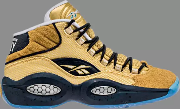 Кроссовки question mid ebc 'rucker park' Reebok, золото