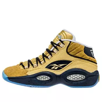 Кроссовки question mid ebc 'rucker park' Reebok, золотой