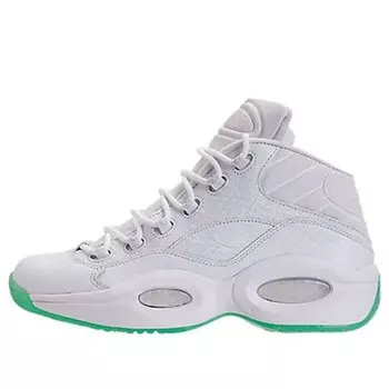 Кроссовки question mid ee 'mint glow' Reebok, зеленый