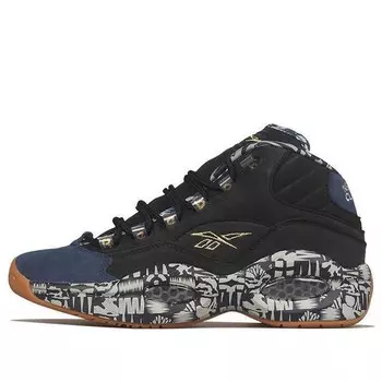 Кроссовки question mid 'iverson roundball classic' Reebok, черный