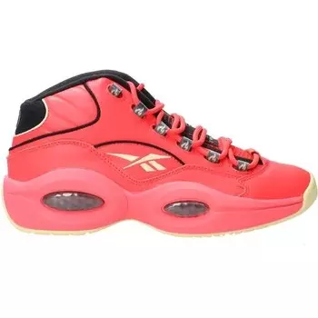 Кроссовки Question Mid Reebok, цвет Neonblau/Schwarz/Gelb