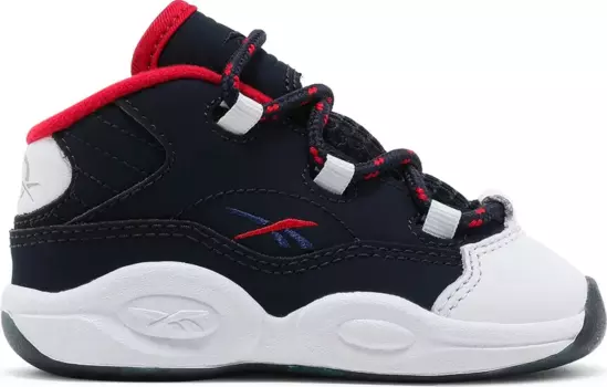 Кроссовки question mid toddler 'usa' Reebok, синий