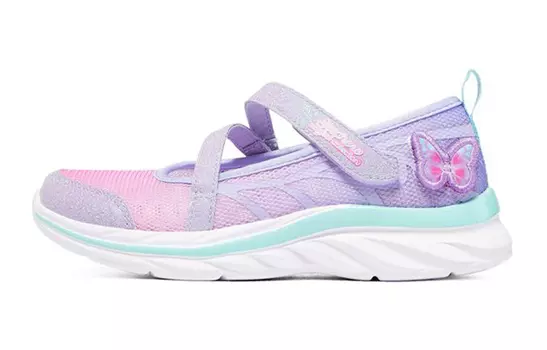 Кроссовки Quick Kicks Kids Lifestyle GS Low-top Фиолетовый/розовый/синий/белый Skechers