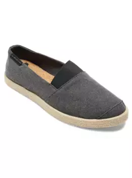 Кроссовки Quiksilver "Эспадрильи", цвет Solid Black