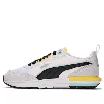 Кроссовки r22 'white black vaporous grey' Puma, белый