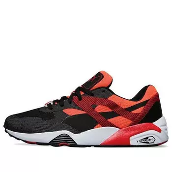 Кроссовки r698 progressive lace up running shoes black/yellow Puma, черный