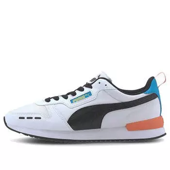 Кроссовки r78 neon low running shoes black/orange/white Puma, черный