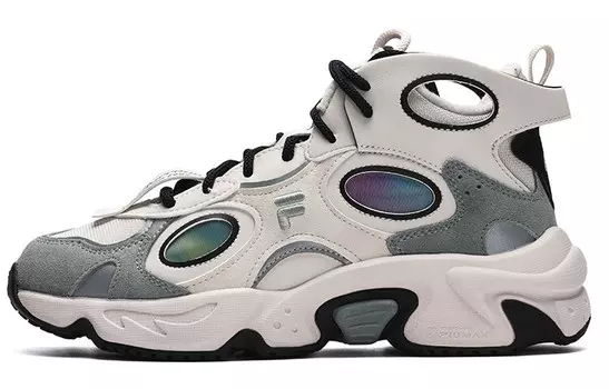 Кроссовки Raccoon Lifestyle женские, среднего размера, цвет: белоснежный/известняковый Fila Fusion