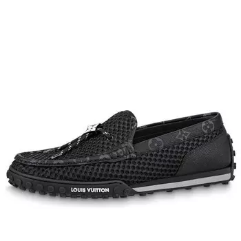 Кроссовки racer moccasins shoes 'black' Louis Vuitton, черный