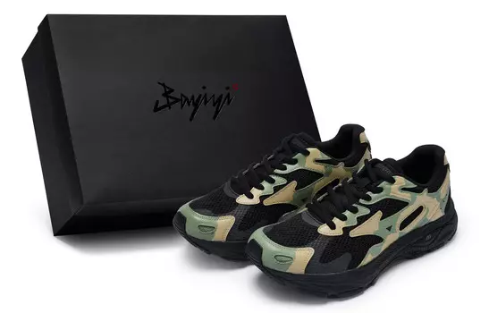 Кроссовки Racer S унисекс с низким верхом, черные Mizuno