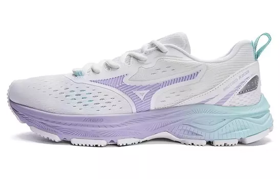 Кроссовки Racer S женские с низким верхом, белые Mizuno
