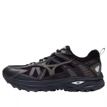 Кроссовки racer trail 'black grey' Mizuno, черный