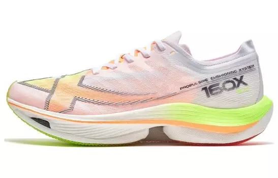 Кроссовки Racing 160X 5.0 мужские с низким верхом белые/зеленые/оранжевые Xtep