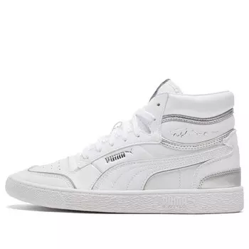 Кроссовки ralph sampson mid metal 'white silver' Puma, белый
